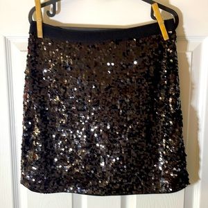 Stretch sequinned little back skirt 🔥